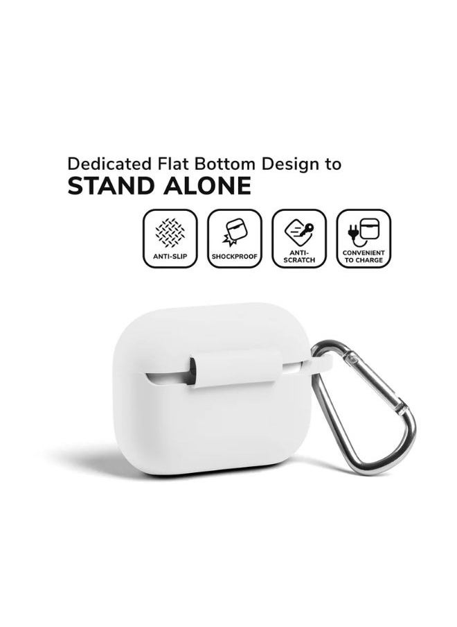 LEEKA - AirPods Pro 2 Silicone Case with Metal Clip - Shockproof, Anti-Slip, Dust-Resistant Protective Cover with Keychain Hook for Secure Fit - Scratchproof, Durable Shell for AirPods Pro 2nd Generation Green - Image 1