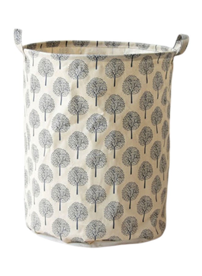 NIBEMINENT Waterproof Foldable Laundry Basket Yellow/Black 35 x 4centimeter