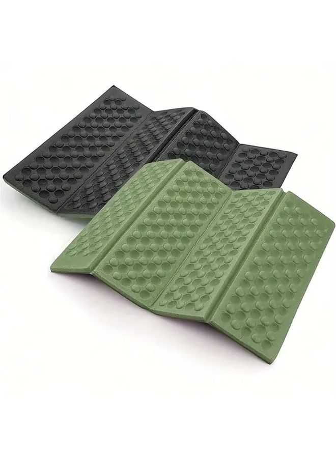 Green Outdoor Folding Mat Lightweight Durable Portable Seat Cushion for Camping Hiking Car Rear Seat - Image 1