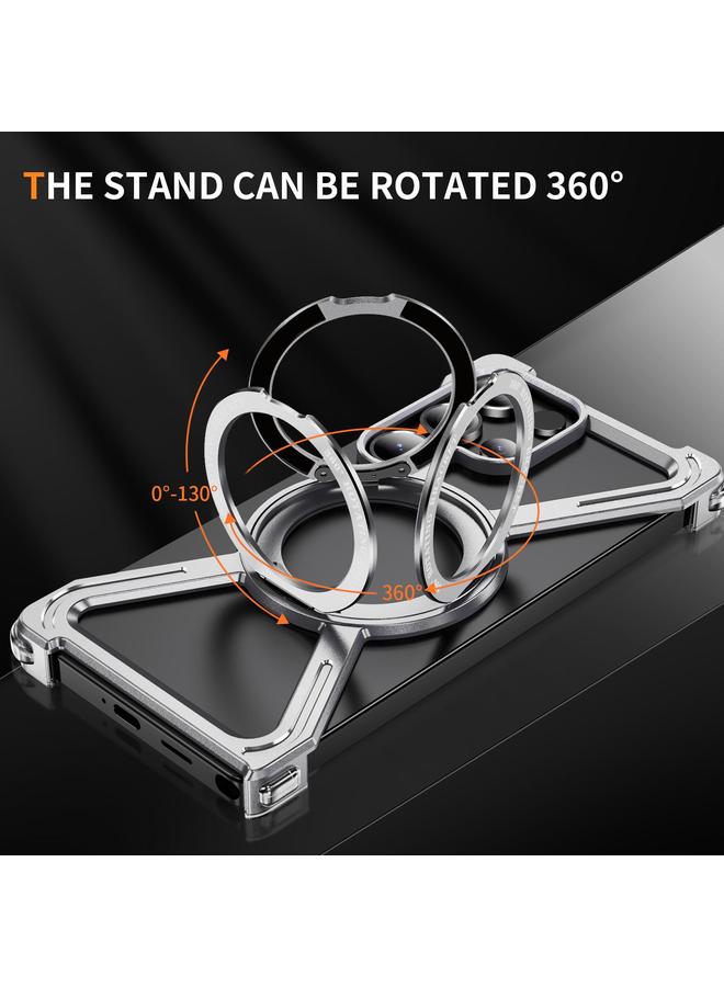 erorex Case For Samsung Galaxy S25 Ultra 5G Titanium Alloy MagSafe Magnetic Airbag Shockproof Phone Case - Image 3