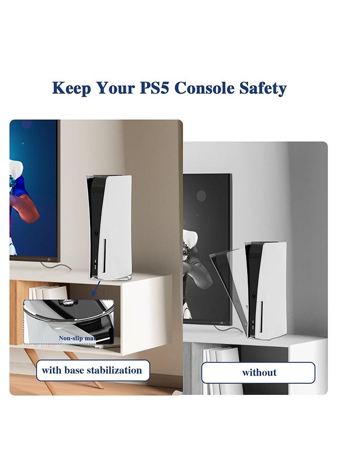 Peachjoy Vertical Stand for PS5 Consoles - Playstation 5 Slim Base Accessories - Image 3