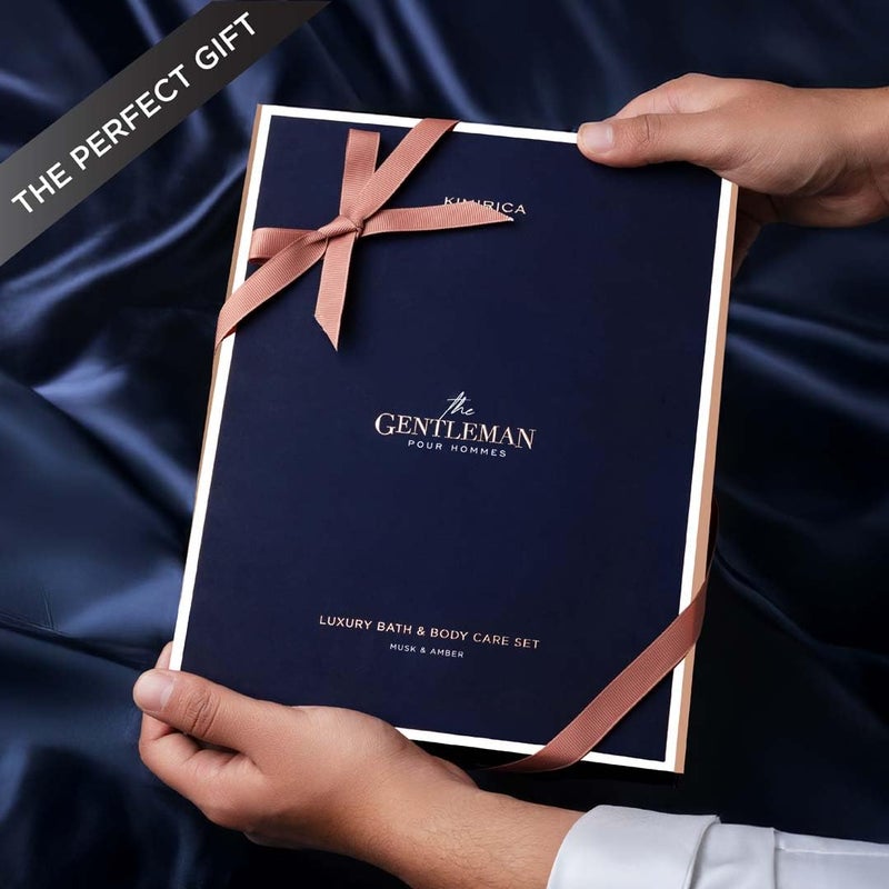Kimirica Rakhi Gift Set For Brother The Gentlemen Experience Set 5in1 Grooming Rakshabandhan Gift kit for Mens,Boyfriend, Husband & Brother With Goodness of Niacinamide & Hylauronic Acid - Image 5