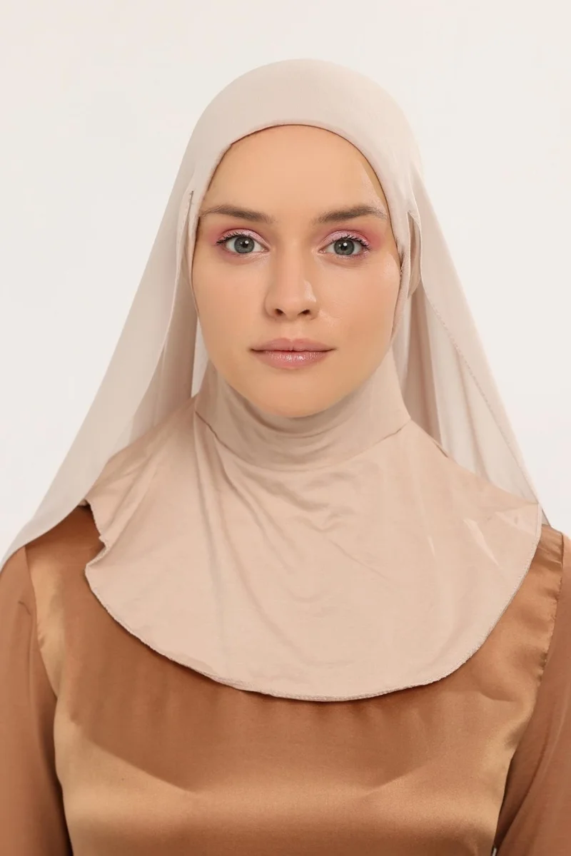 Altobeh Ready Practical Luxury Neck Collar Bonnet Chiffon Shawl