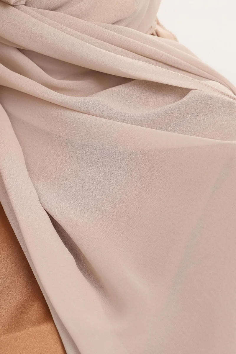 Altobeh Ready Practical Luxury Neck Collar Bonnet Chiffon Shawl