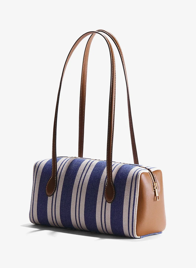 H&M Rectangular canvas shoulder bag