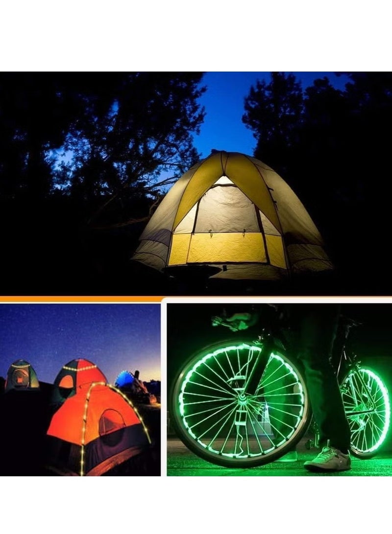 راكسوم أضواء شريط LED USB مع صندوق بطارية وجهاز تحكم عن بعد، 9.84FT/3M، لون مرن 5050 RGB، 5 فولت آمنة وقابلة للمس، DIY (9.84FT/3M) - Image 3