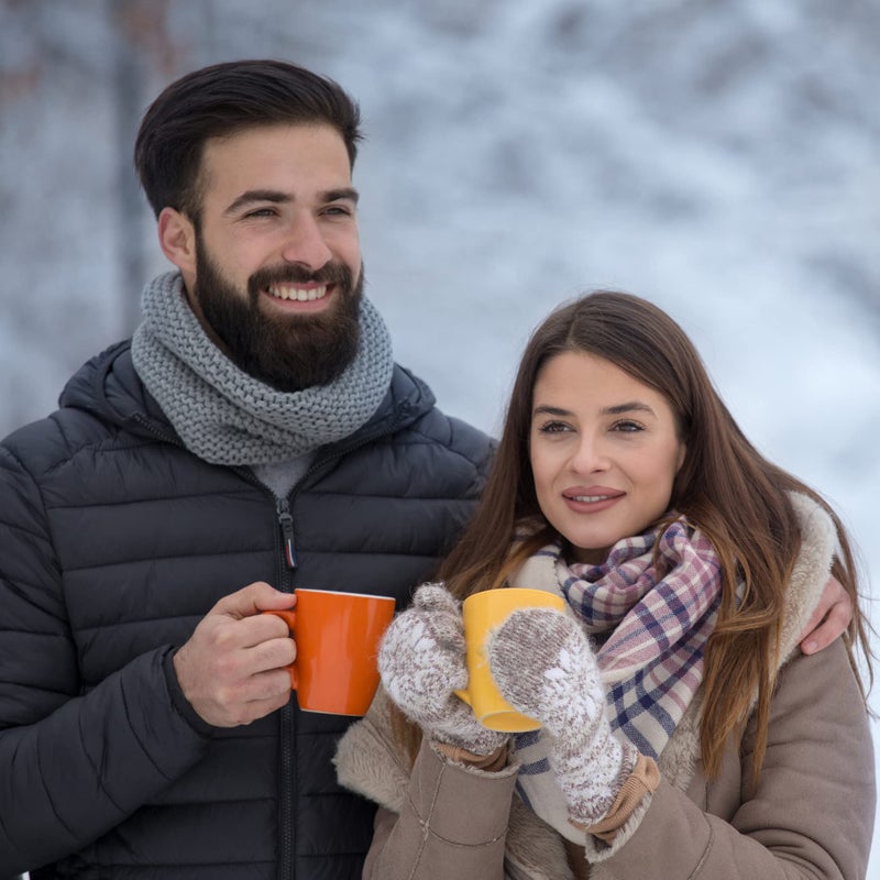 شوكولاتة ساخنة نباتية داكنة بنكهة الدونات المزدوجة، مزيج كاكاو غني بالشوكولاتة، خالي من الغلوتين والألبان، ناعمة كالمخمل، 9.87 أونصة - Image 5