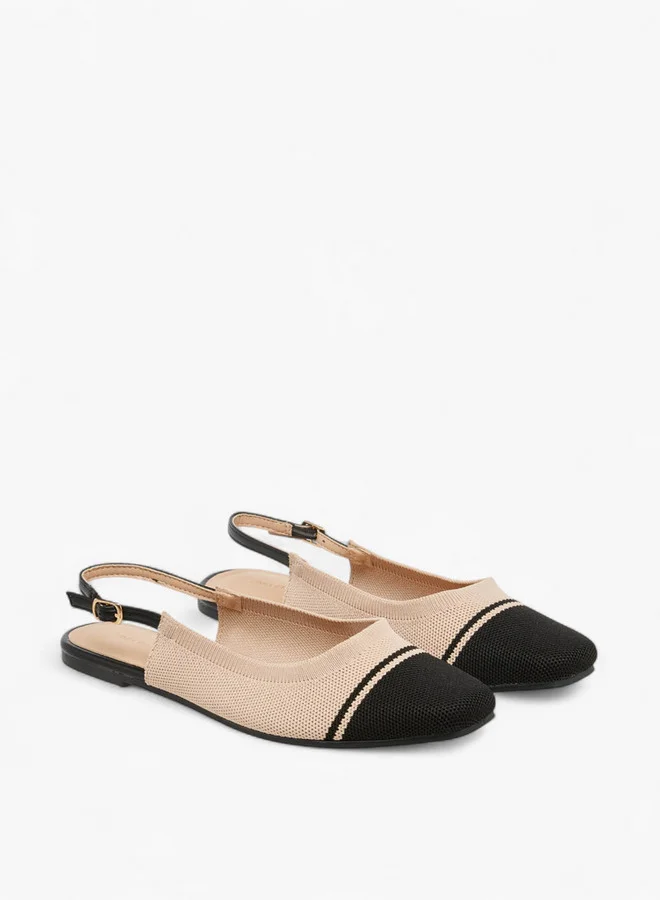 Flora Bella By Shoexpress Chain Accent Backstrap Sandals with Buckle Closure