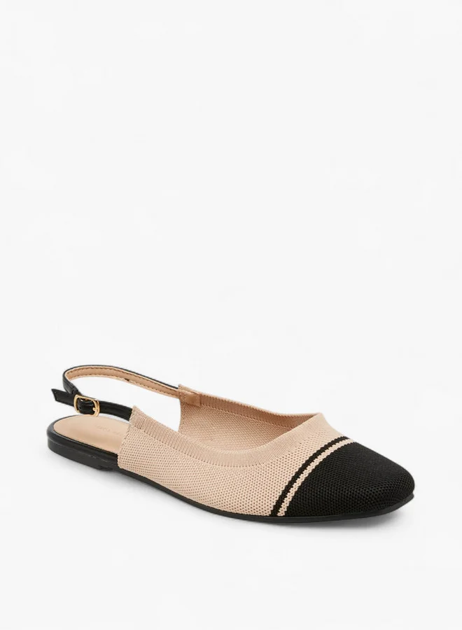 Flora Bella By Shoexpress Chain Accent Backstrap Sandals with Buckle Closure