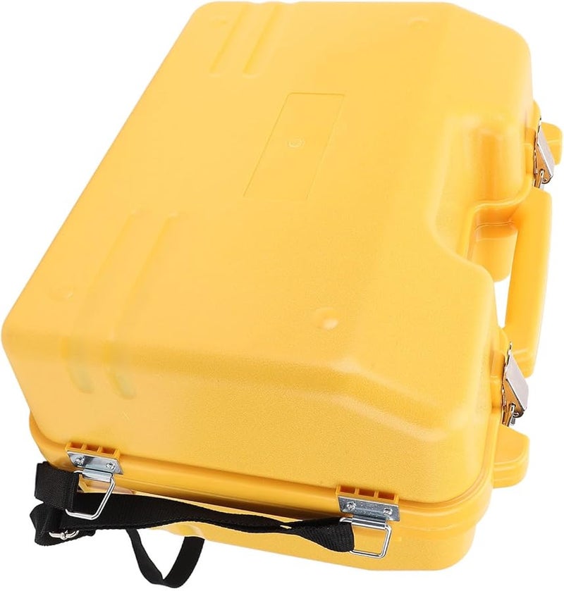 Yellow PP Surveying Instrument Carrying Case Protective Storage for Theodolite Level Total Station - Image 3