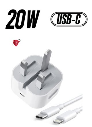 iPhone USB C Fast ChargerApple MFi Certified‘20W PD Type C Power Block Wall Charger Plug Adapter with 2M USB-C to Lightning Cable Compatible with iPhone 14/13/11/X/XS/iPad,AirPods Pro( - pzsku/Z442124275C1E0DB5C3C0Z/45/_/1738266746/e71f523b-b547-4e69-8956-07ea020d84be