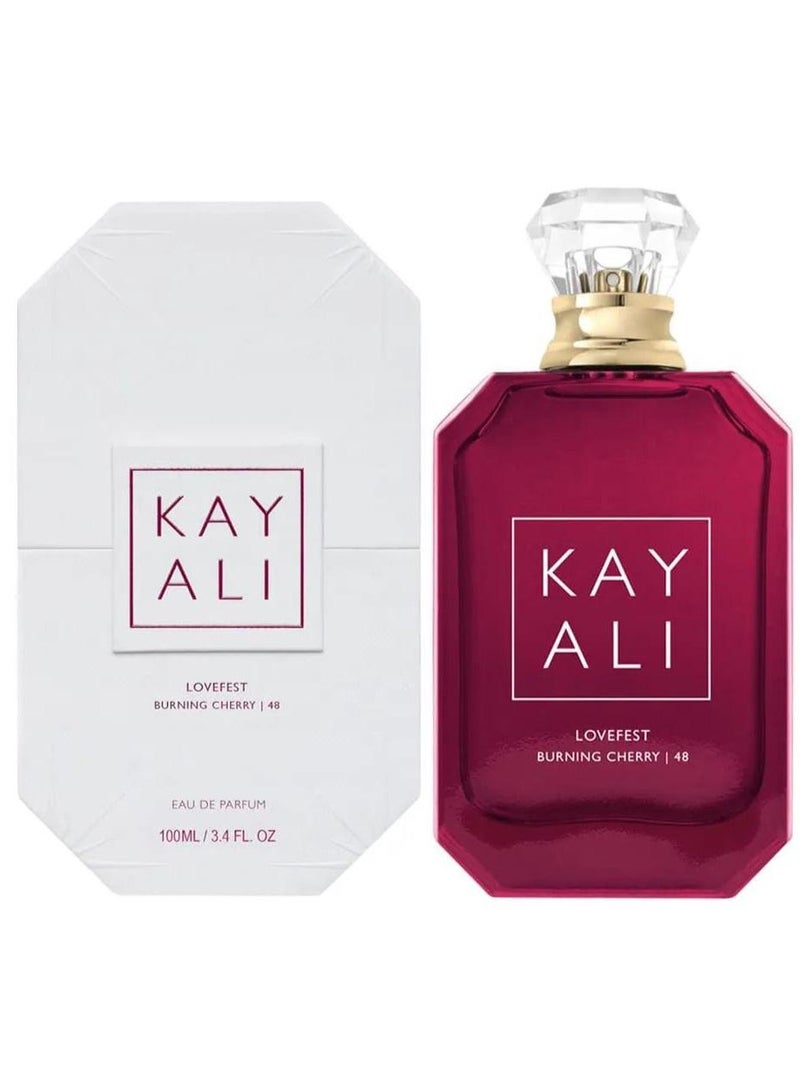 Kayali Lovefest Burning Cherry 48 Eau De Parfum 100ML - Image 3