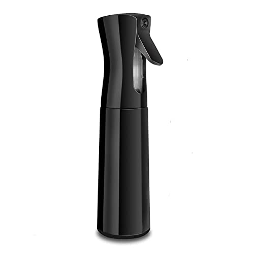 ZOMOZA Hair Water Bottle Spray Mister - Continuous Pressurized 360 Misting Stylist Sprayers for Barber - Black - Image 1