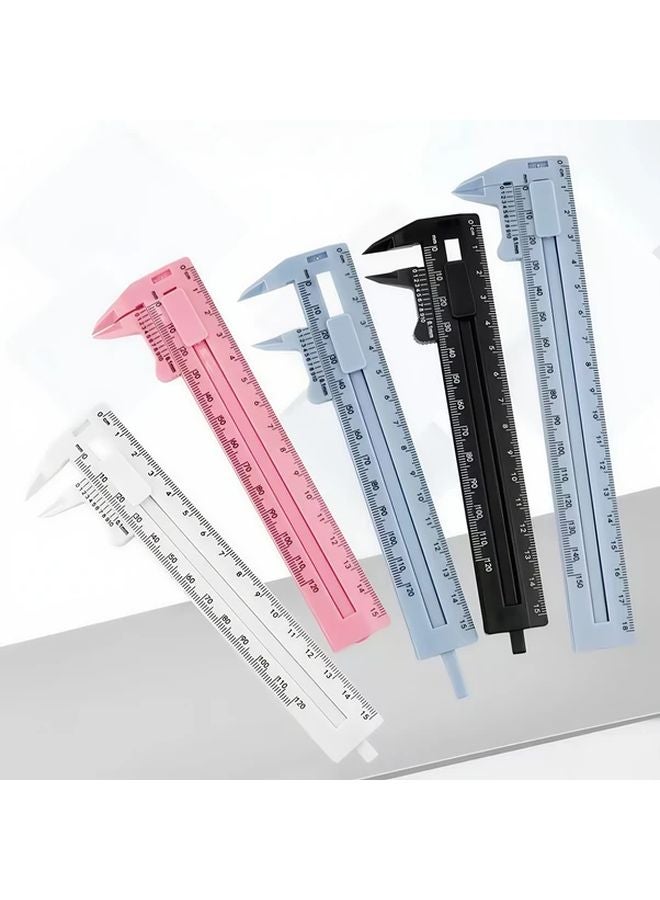 Black Plastic Vernier Caliper Multi Functional Precision Measurement Tool For Jewelry DIY - Image 2
