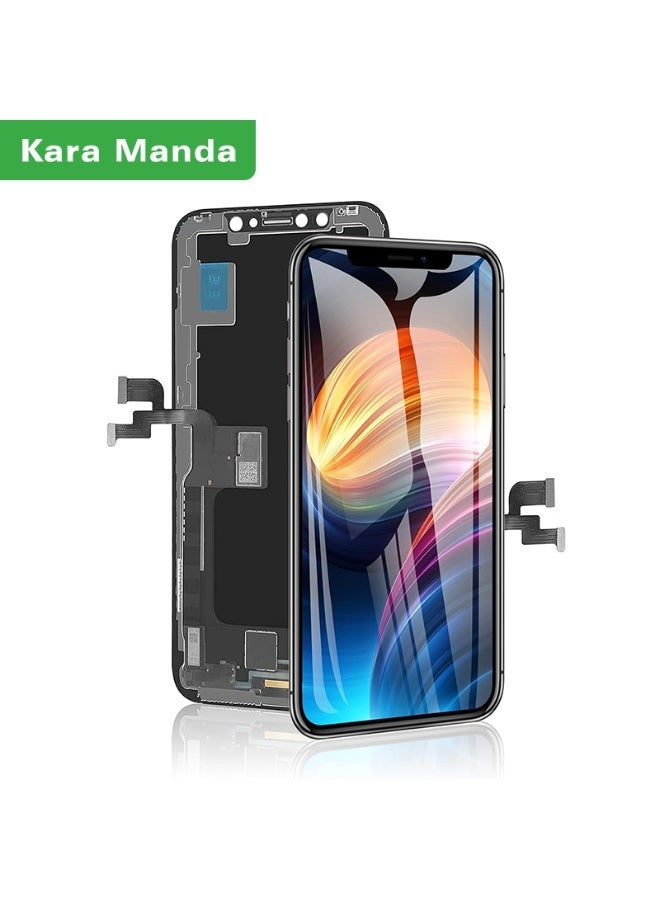 Kara Manda for iPhone X Screen Replacement 5.8 inch, 3D Touch LCD Display Digitizer Assembly  - Compatible with iPhone X (Model A1865, A1901, A1902) - Image 1