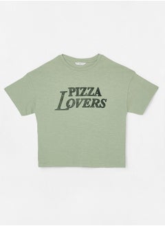 Youth Slogan Print T-Shirt