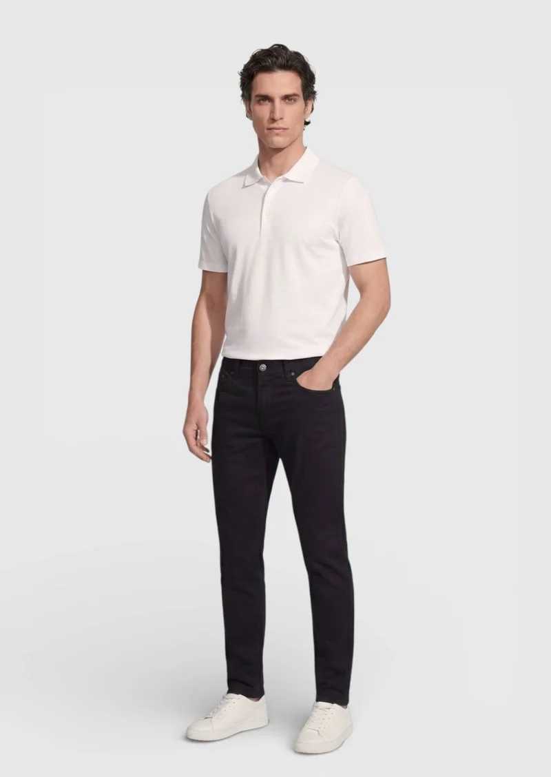 RAMSEY Light Grey Plain Cotton Blended T-Shirt