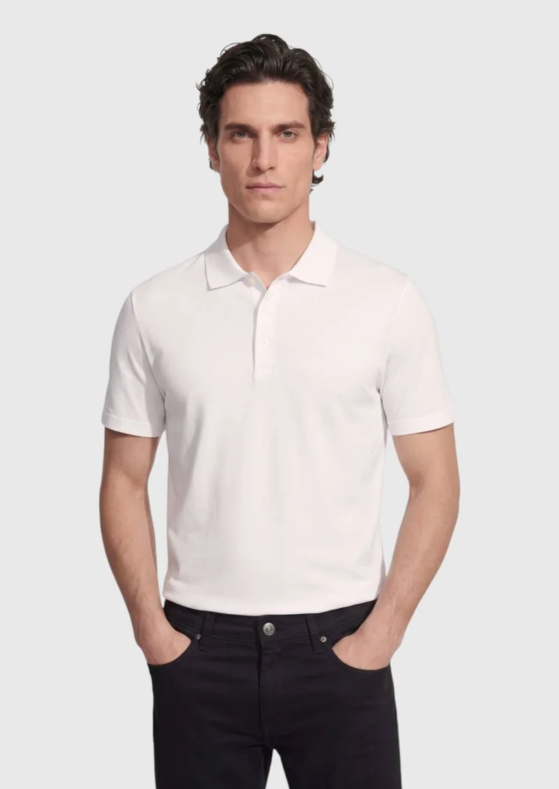 RAMSEY Light Grey Plain Cotton Blended T-Shirt