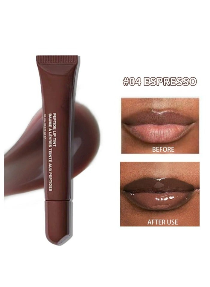 رود حافظة هاتف محمول بسيطة لاصقة لدعم الشفاه، حافظة مطاطية لملمع الشفاه للهاتف المحمول، أحمر شفاه مرطب لدعم الشفاه (إسبرسو) - Image 2