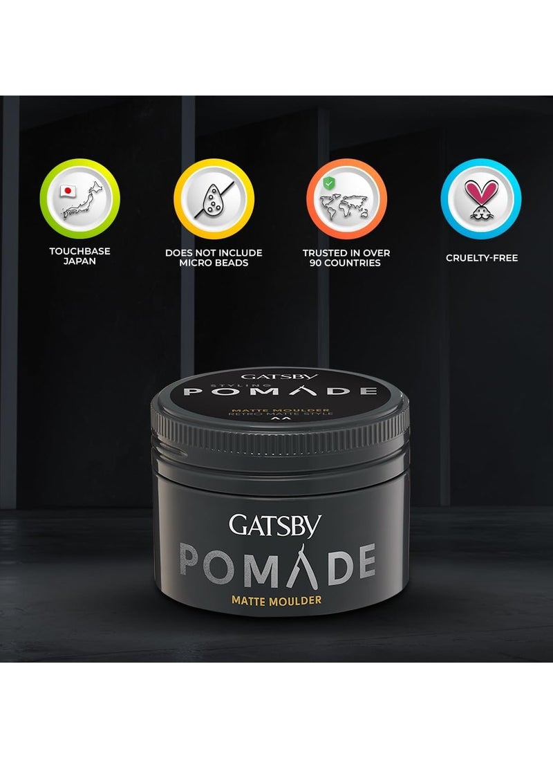 GATSBY - Gatsby Hair Jelly 75 g Styling Pomade Matte Moulder - Image 1