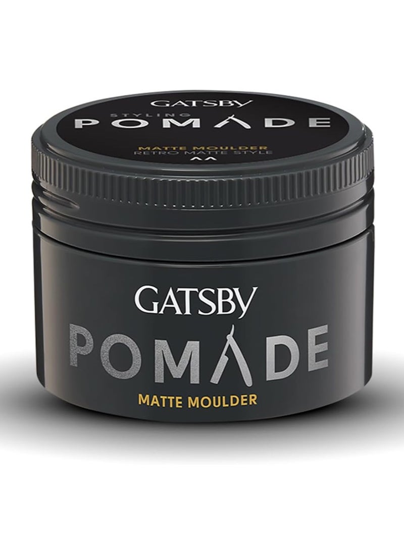 GATSBY - Gatsby Hair Jelly 75 g Styling Pomade Matte Moulder - Image 1