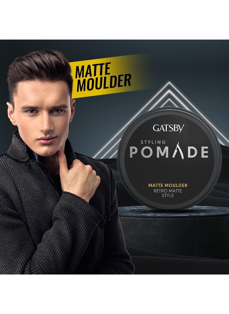 GATSBY - Gatsby Hair Jelly 75 g Styling Pomade Matte Moulder - Image 1