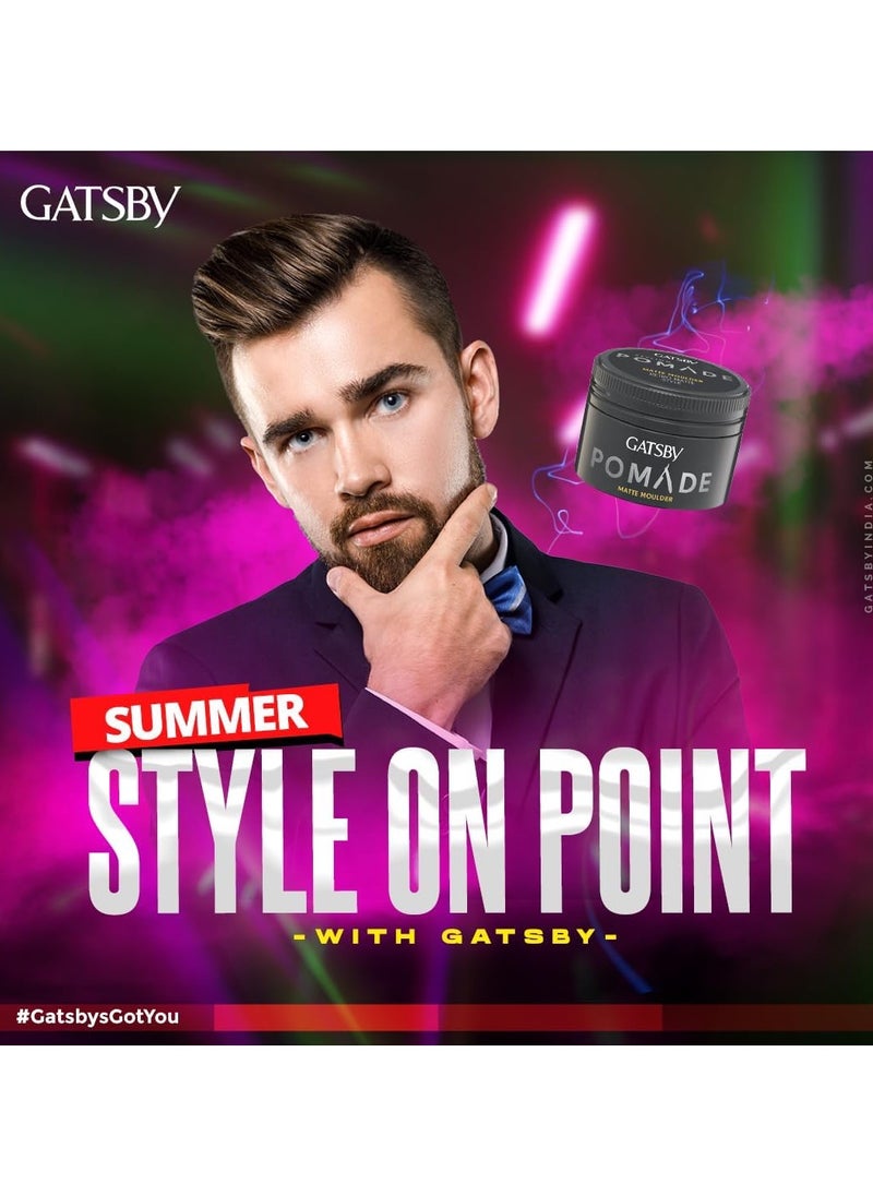 GATSBY - Gatsby Hair Jelly 75 g Styling Pomade Matte Moulder - Image 1