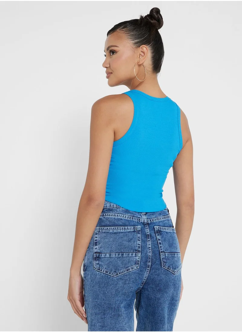 Ginger Ribbed Vest