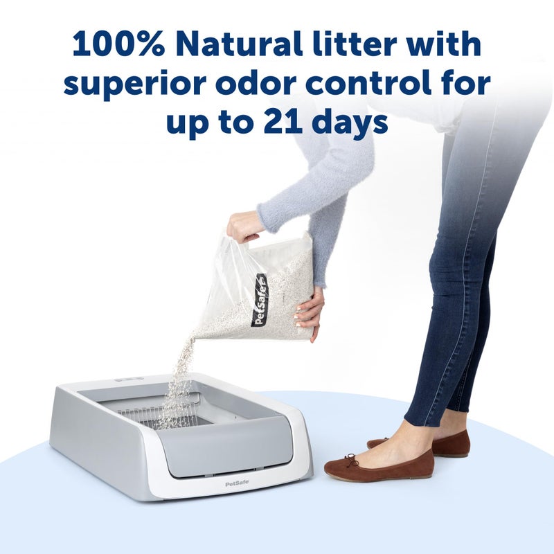 PetSafe ScoopFree Premium Natural Cat Litter - Eco-Friendly Long-Lasting Litter - High Absorbency & Low-Tracking Design - Non-Clumping Pebbles - 4.2 lb Bag - 2 Pack - Image 4