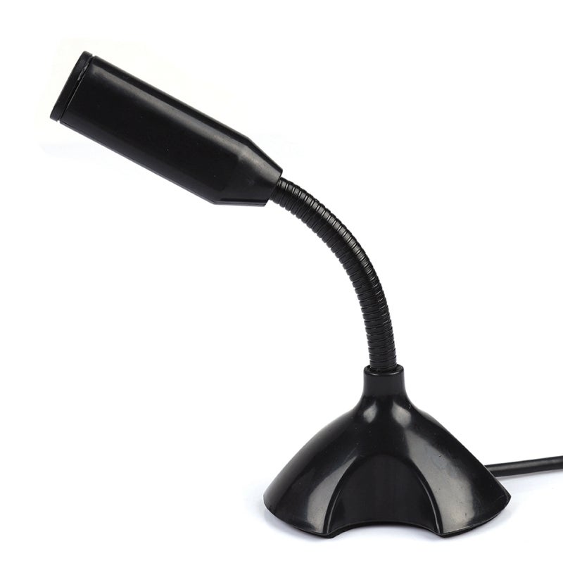 ميكروفون مكثف USB مكتبي - ميكروفون مكتبي عالي الحساسية مع حامل مرن لتسجيل الكمبيوتر - Image 2