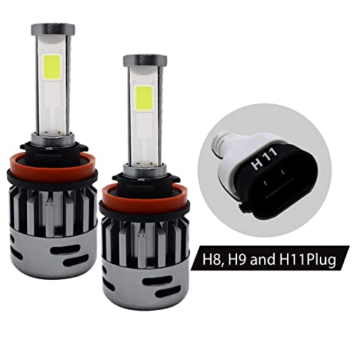 AUTOPOWERZ® H8/H9/H11/AC/DC High/Low 10000LM 6500K LED Automotive Headlight Bulbs Auto Conversion Driving Lamp (Cool White) (Pack 2)(TGH-H8-H9-H11) - Image 3