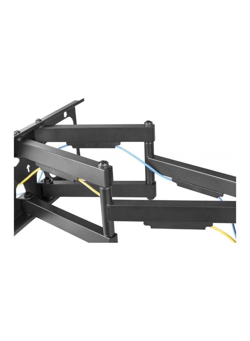 نيوستار حامل تلفزيون جداري متحرك بالكامل موديل LPA49-466 من نيوستار – إمالة، دوران وضبط مستوى | يدعم شاشات 37-90 بوصة حتى 65 كجم | توافق VESA من 200×200 إلى 600×400 | ذراع قابل للتمديد من 69-635 مم - Image 3