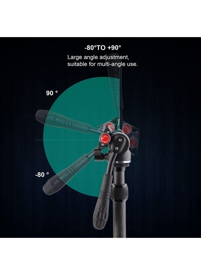 Leftfoto - LEFTFOTO Mini Tripod Fluid Head,2 Way Fluid Head with Arca System Quick Release Plate,for DSLR Cameras and Video Cameras - Image 1