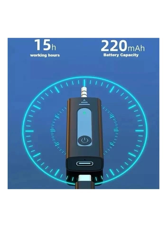 ELTRAZONE K35 Wireless Collar Microphone Lapel Omnidirectional Mic Plug And Play Mike For Vlogging Interview Live Streaming Youtube Compatible With Bt Speakers, Dslr Camera (Black)  - Image 3