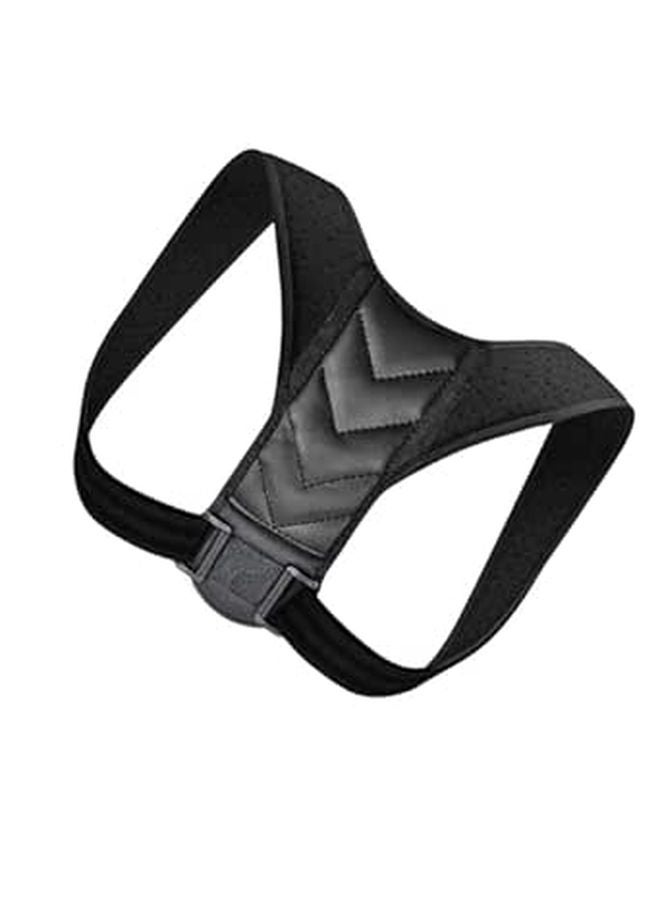 Adjustable Posture Corrector Belt For Sitting Support Back Brace Hunchback Correction Breathable Black - Image 1