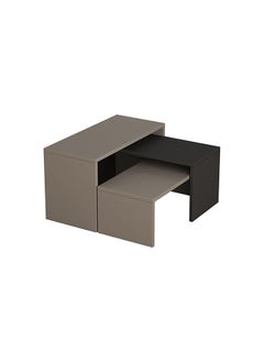 Mourah Home Kanta Coffee Table - Light Mocha/Dark Grey/Light Mocha - 2 Years Warranty  - Image 2