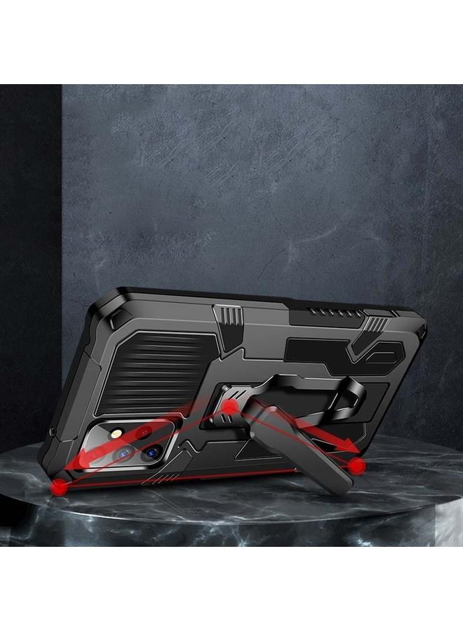 S-TOP Case For Samsung Galaxy A03s 166mm Armor Warrior Shockproof PC + TPU Protective Case - Image 3