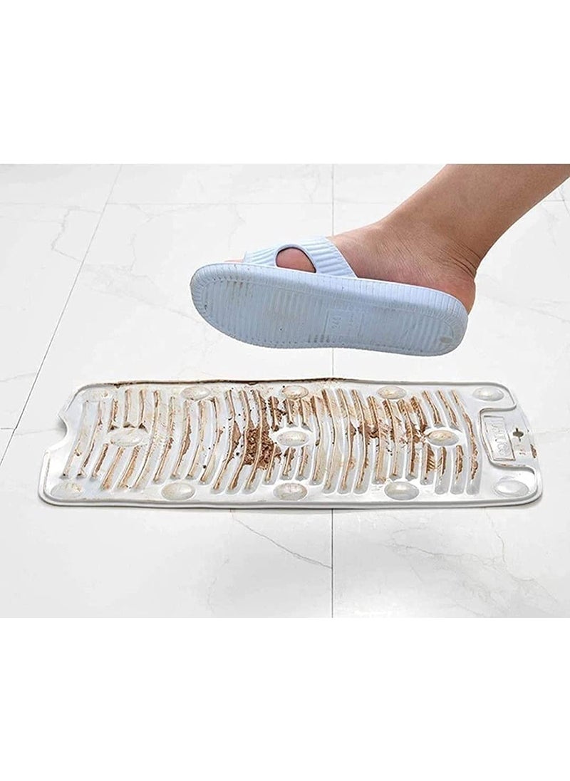 Gitesh Gitesh Foldable Portable Silicone Antislip Mini Travelling Housing Washing Cleaning Laundry Pad Board Mat for Shoe Clothes Mop Multicolor  - Image 4