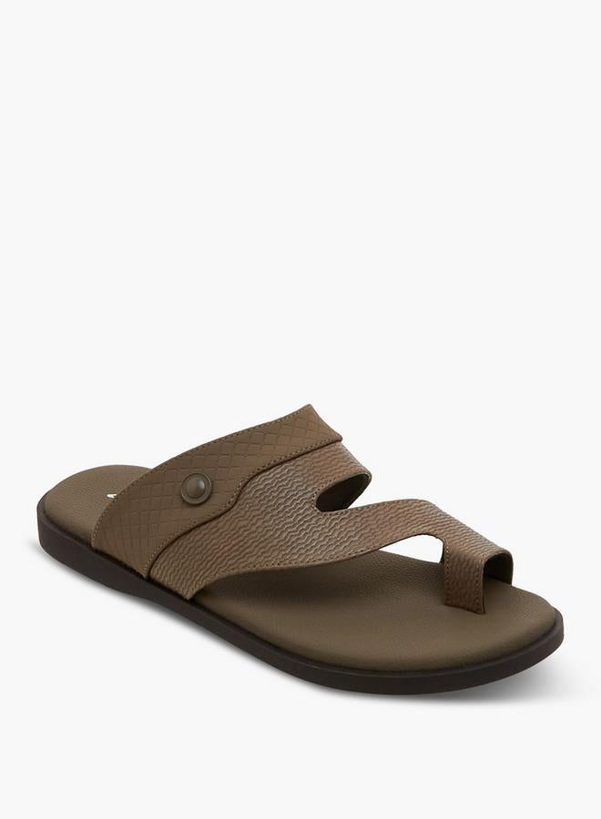 Al Waha Men Toe Loop Arabic Sandals - Image 2