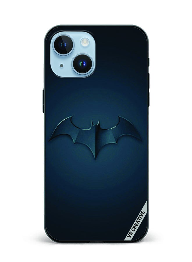 VR CREATIVE Protective Case Cover For Apple iPhone 15 Plus Bat Design Multicolour - Image 1