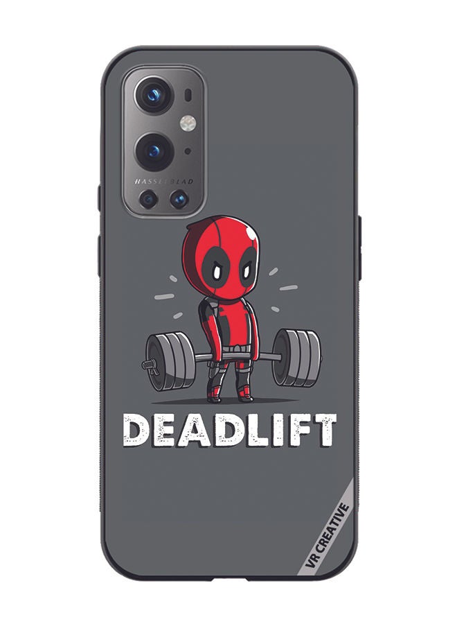 VR CREATIVE Protective Case Cover For OnePlus 9 Pro Deadlift Design Multicolour - Image 1