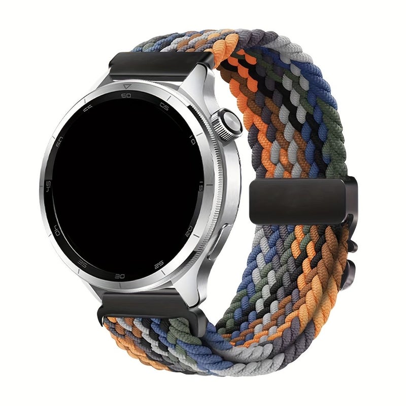 1 Piece 18mm Parachute Elastic Stretchy Nylon Quick Release Watch Band For Smartwatch Durable Casual Replacement - Image 1