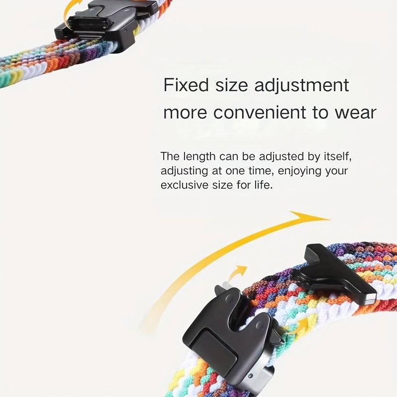 1 Piece 18mm Parachute Elastic Stretchy Nylon Quick Release Watch Band For Smartwatch Durable Casual Replacement - Image 4