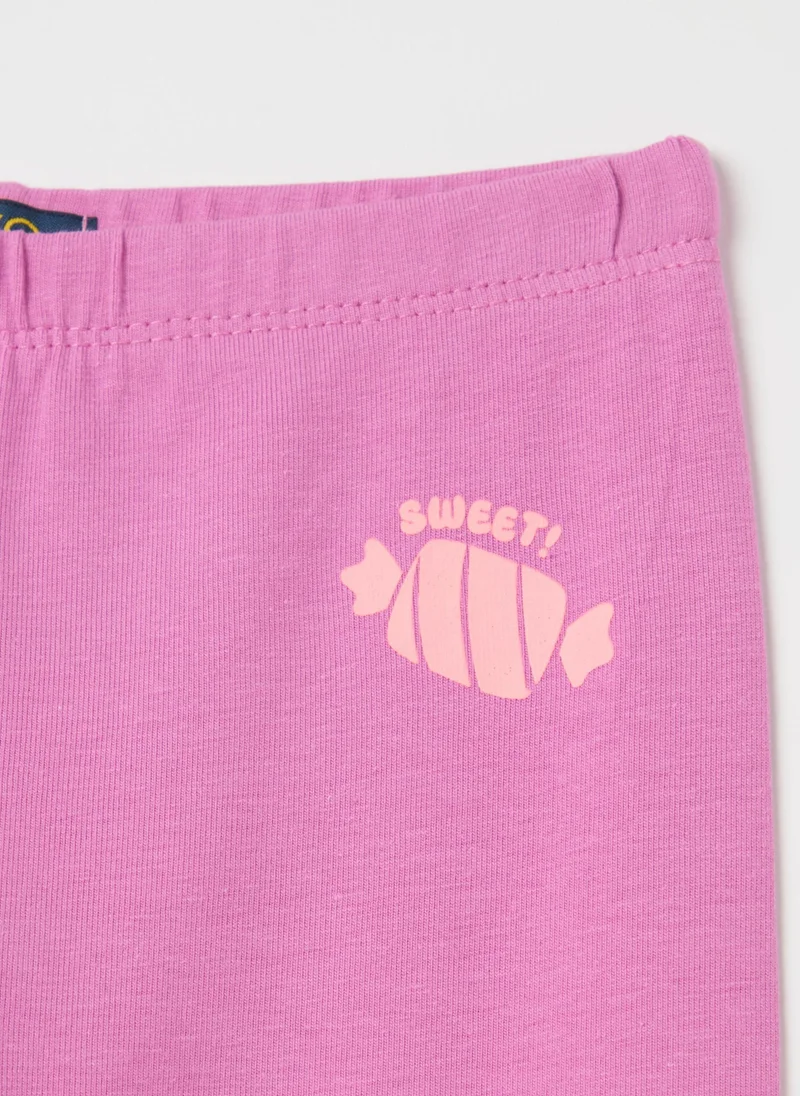 Ovs Three-Quarter Leggings In Stretch