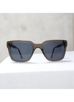 Authentic Armando Cavelli sunglasses, crafted from carefully selected premium acetate for a luxurious look and longevity with extensive use. This model combines modernity and classic style, with a raw grey acetate front and blue -plated metal temples to complete your luxury look. Comes with premium polymer lenses offer UV400 protection in a grey