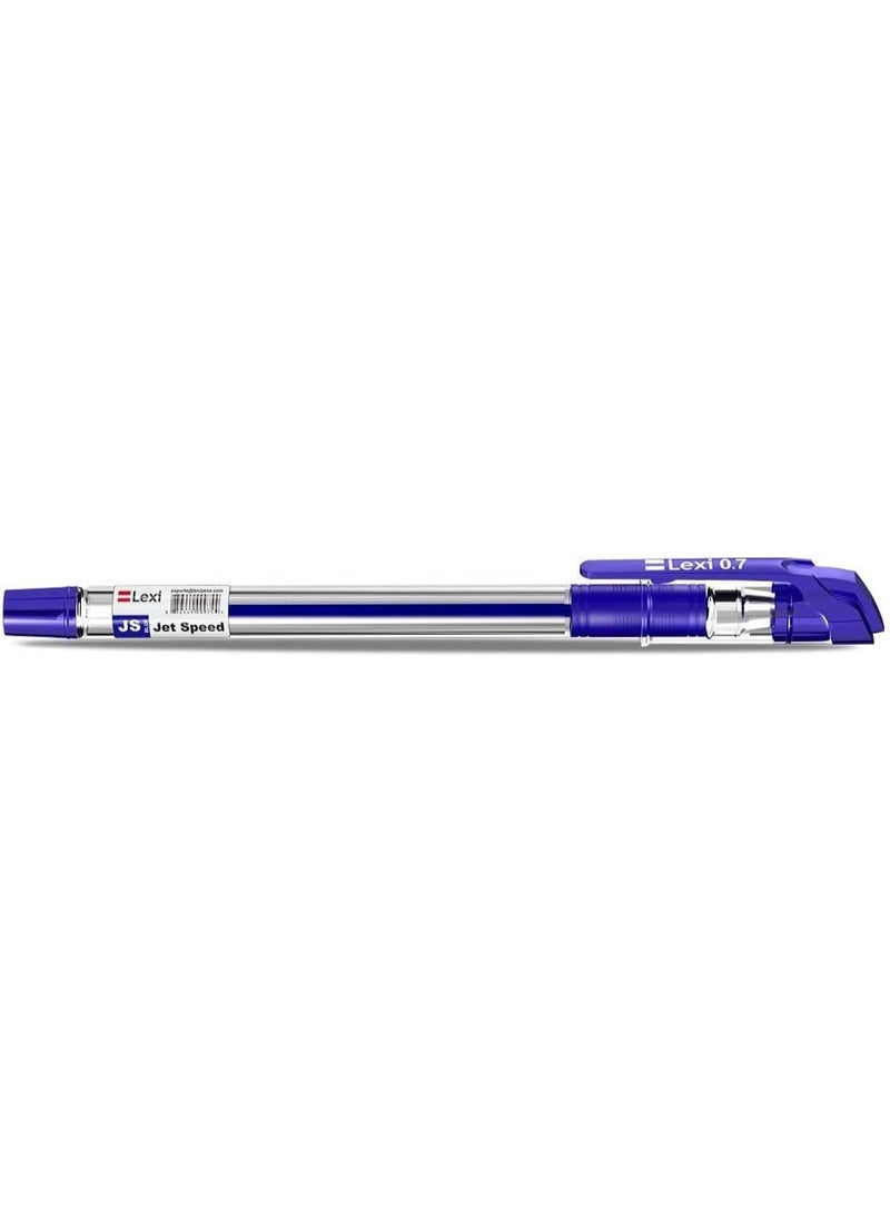 Lexi Jet Speed Ball Point Pens, Blue, 10 Pcs Pack - Image 2