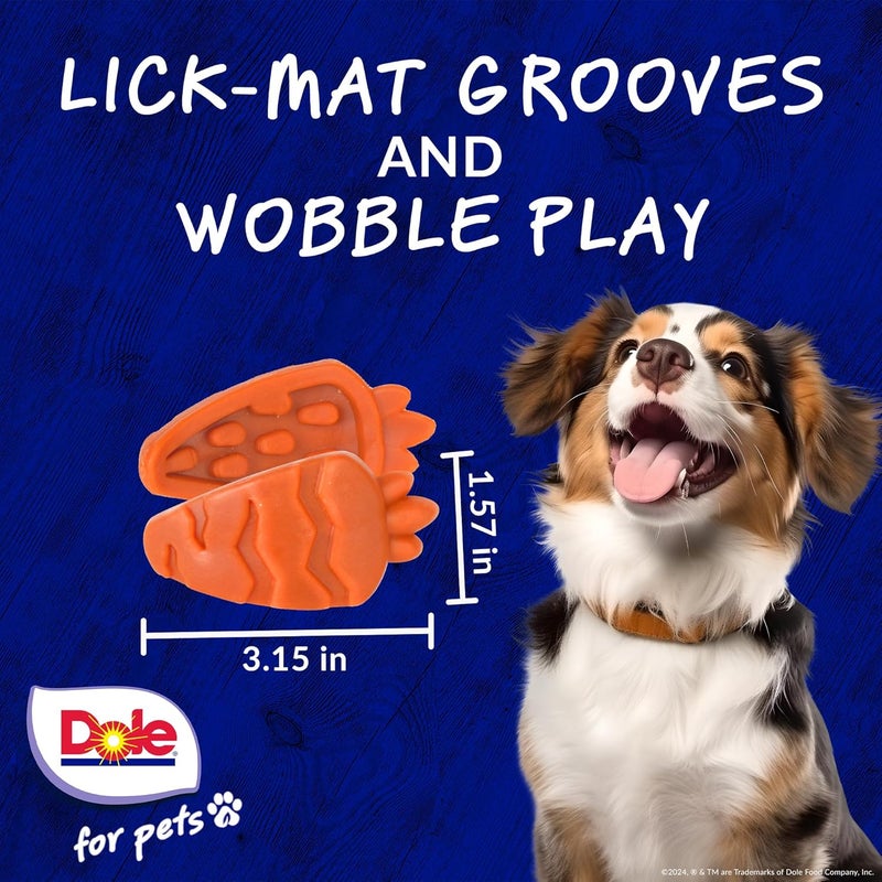 Dole for Pets Freshly Fetched Lasting Chew, Carrot Flavor Dog Treats, Small Breed, 8oz, 10ct | Flavored with Real Veggies, No Wheat, Corn, Soy, Artificial Flavors, Colors, or Preservatives - Image 3