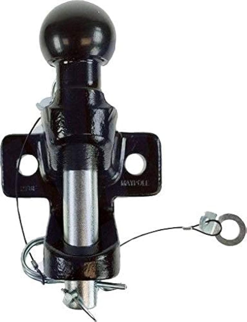 Vstarner Maypole UK Ltd Vstarner GENUINE BLACK 50MM BALL AND PIN COUPLING HITCH ALL VEHICLES MP87 - Image 1