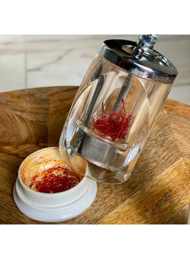 MIRFA Saffron Mill Grinder with Collection Chamber (Crystal Design) - Image 3