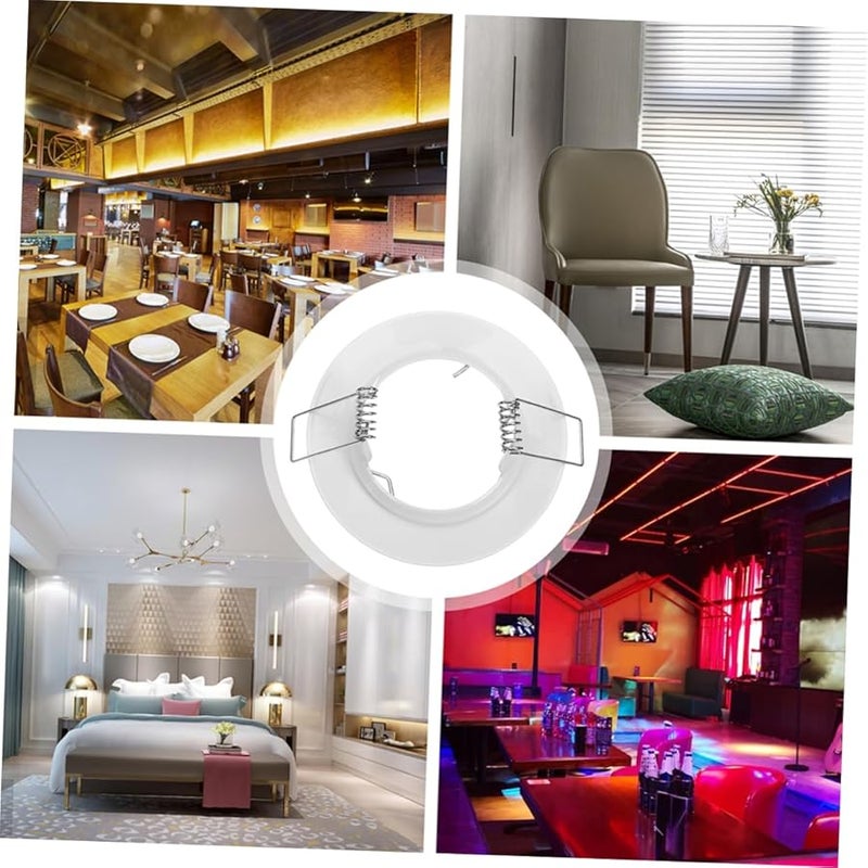 غطاء تقليم الضوء المدمج الأبيض تصميم أنيق تركيب موفر للمساحة للديكورات الداخلية الحديثة - Image 4